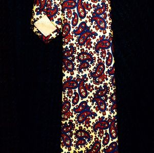 1969~•°•~GUY LAROCHÉ~•°• Paisley Italian silk tie